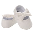 thumbnail image 4 of Baby Girls Shoes Newborn Infant First Walkers Pram Mary Jane Girls Princess Moccasins Soft Shoes, 4 of 6