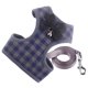 thumbnail image 5 of Cuerda de tracción para mascotas Copa de pecho Tipo chaleco Cinturón de tracción con celosía Cuerda para gatos y perros-Gris_M, 5 of 5