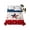 Multicolor, variant on 4th of July Full Size Flat Sheet, Wrinkleproof & Fadeproof Cooling Flat Bed Sheet Only, Red White Blue Striped Independence Day Star Breathable Soft Bedding Top Sheets 81 x 96 Inches