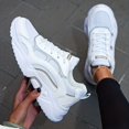 thumbnail image 3 of Zapatillas De Deporte Gruesas Con Plataforma A La Moda Para Mujer, Zapatillas Transpirables Con Cordones Para Correr, Zapatos Informales De Fondo Grueso Para Exteriores Para Papá, 3 of 3