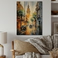 thumbnail image 2 of Designart "Iconic Giralda of Seville, Spain II" Cityscapes Print on Natural Pine Wood, 2 of 5