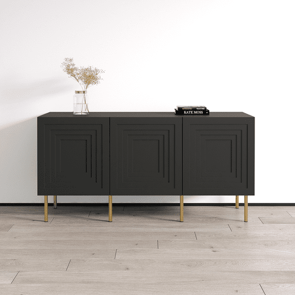 Meble Furniture Cambridge Sideboard Black