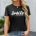 thumbnail image 6 of Positive Message Shirts for Women Short Sleeve Crewneck Casual Stylish Motivational Tshirts Inspirational T Shirts, 6 of 7
