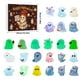 thumbnail image 3 of xihome Calendario de Adviento de resina luminosa para Halloween y Navidad con luz nocturna 3D, 3 of 8