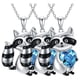 thumbnail image 1 of Cadena con Dije y Mapache RaccoonNeck01 3 Pzas Collar Mapache/Corazón Plata/Azul Metal. High Monaco MXOOK-003, 1 of 4