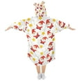 thumbnail image 2 of joogoo Wearable Blanket Hoodie for Gnomes Stars Oversized Sherpa Hooded 3-14 YR M, 2 of 7