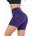 thumbnail image 5 of FUTATA Workout Shorts For Women High Waisted Yoga Biker Shorts Tummy Control Athletic Sports Gym Shorts For Running Volleyball Fitness Golf With Pockets, 5 of 7