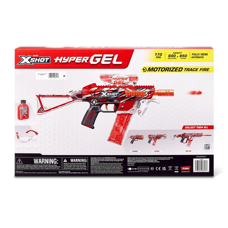 XSHOT Hyper Gel Trace Fire Motorized Blaster (10,000 Pellets