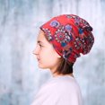 thumbnail image 4 of Gorro holgado para mujer, gorro para quimioterapia, babero elástico transpirable, gorro de doble uso, gorro estampado de flores, gorro holgado para dormir, bufanda infinita, 4 of 5