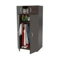 thumbnail image 3 of Inval America Four Door Espresso Wardrobe Armoire, 3 of 7