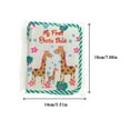 thumbnail image 2 of Piaybook School Supplies Photo Album Soft Cloth Photo Album First Year Memory Photo Album Baby Shower Newborn Toddler Child Hold Photo, 2 of 4