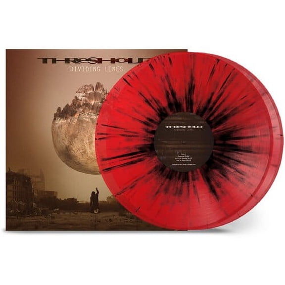 Threshold - Dividing Lines - Transparent Red W/ Black Splatter - Music & Performance - Vinyl