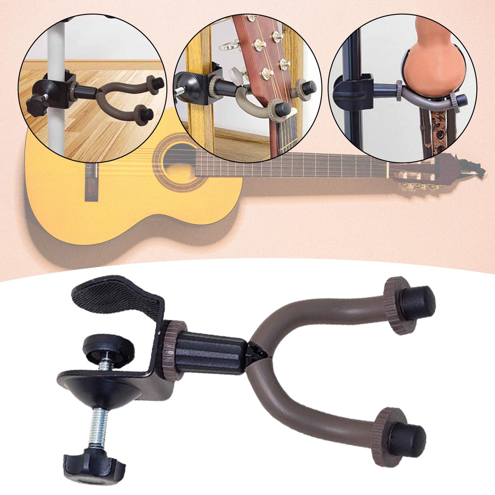 MERIGLARE Music Stand Extension Rack Mic Stand Guitar Hanger Heavy Duty Lightweight Accessories Attachment for Schools Home Suona Bows style 2