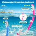 thumbnail image 3 of Set de Snorkel ZipAura para Niños de 3 a 14 Años con Máscara de Buceo y Tubo de Respiración, 3 of 7