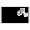 thumbnail image 2 of PinPix 24x14 Custom Cork Bulletin Board Solid Black Poster Board Has a Fabric Style Canvas Finish, Framed in Solid Black, by ArtToFrames (PinPix-622), 2 of 5