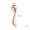 Pink, variant on Zinc Alloy Eye Cream Spoon - Innovative Facial Massage Tool for Skincare Application