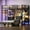 Black, variant on Twin Over Twin L Shaped Bunk Bed with Built-in Desk, 6 Storage Drawers, LED Light & Charging Station, Staircase & Safety Guardrail, Space Saving White Metal Loft Bed Frame