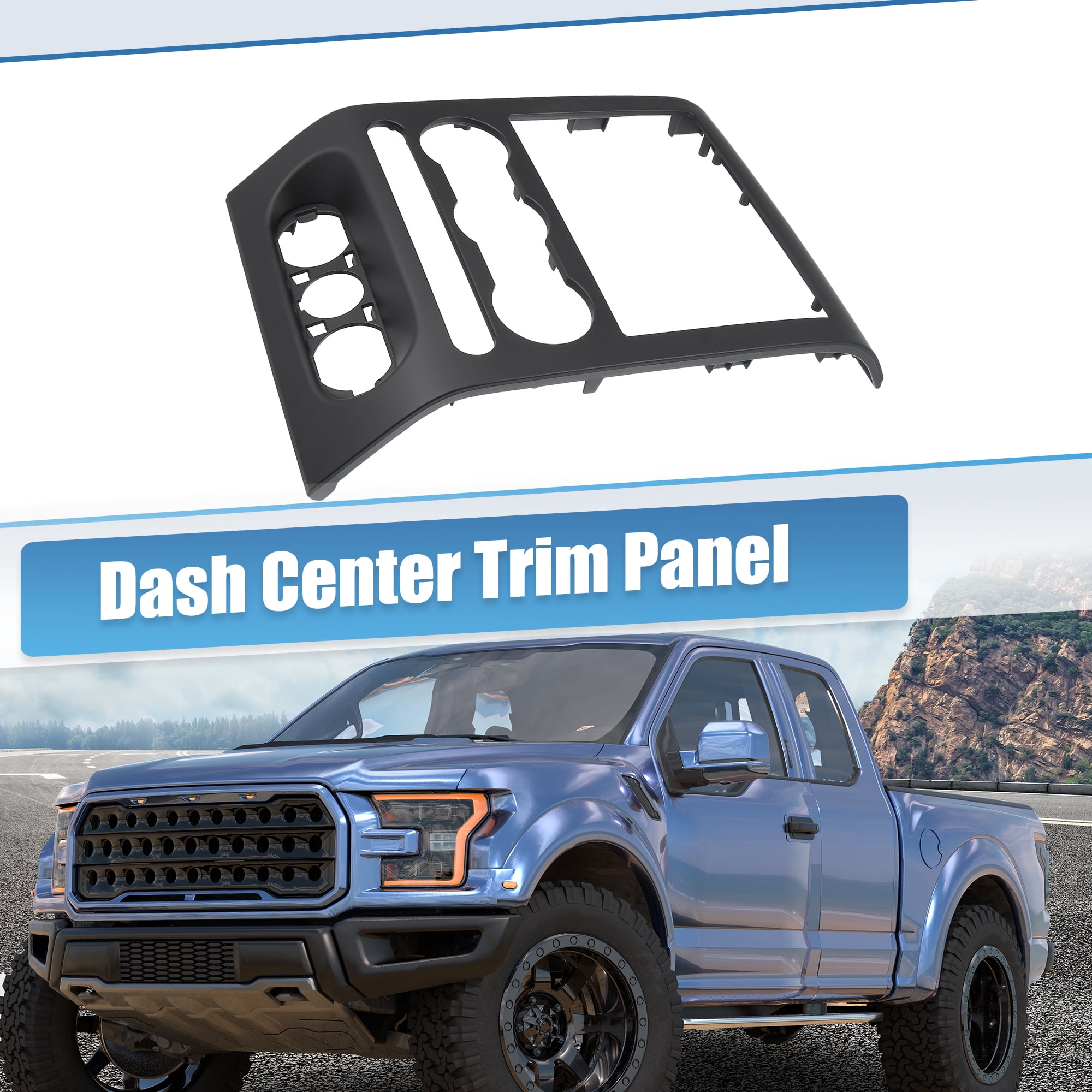 Unique Bargains Front Dash Radio Bezel Center Trim Panel Cover for Ford F-150 2004-20