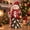 Snowman, variant on Christmas Witch Resin Figurine Decoration, Holiday Tabletop Decor with Candy Cane Staff and Cauldron Basket