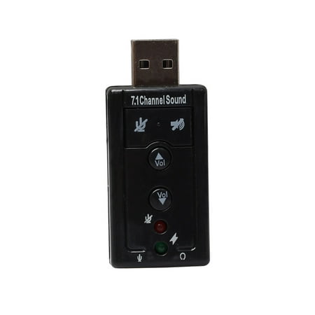 New Mini USB 2.0 3D Virtual 12Mbps External 7.1 Channel Audio Sound Card