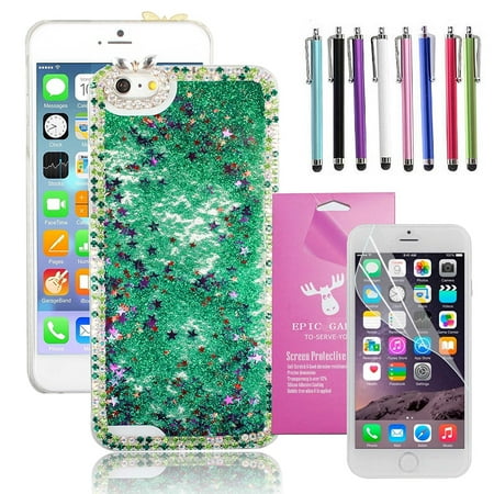 Green Falling Star - For iPhone 6/6S Plus 5.5