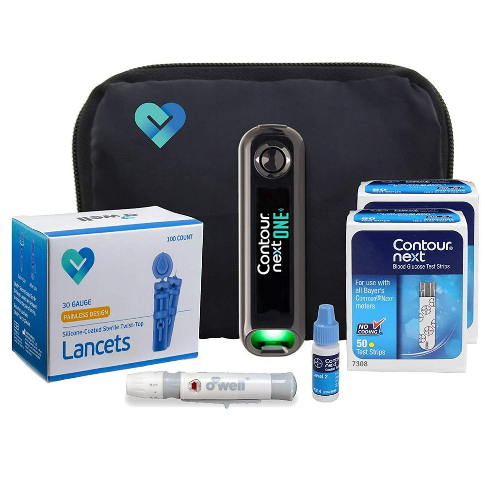 Contour Next ONE Diabetes Testing Kit Contour Next ONE Blood Glucose