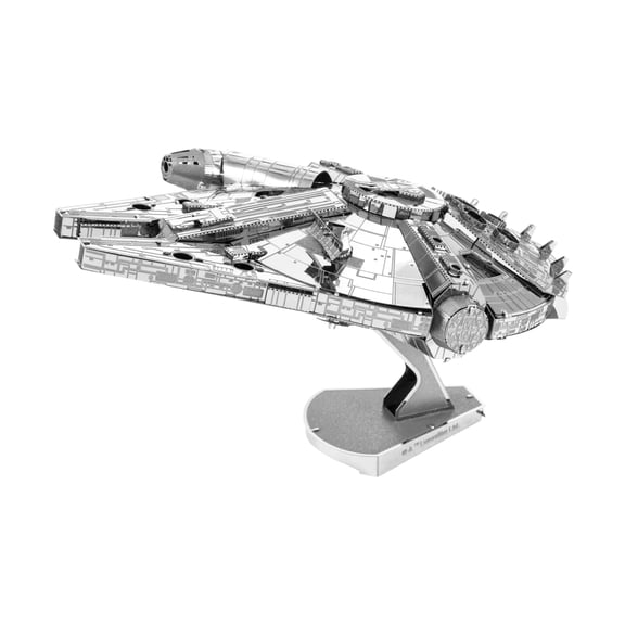 Fascinations Metal Earth ICONX 3D Metal Model Kit - Large Millennium Falcon Mini Play Vehicle