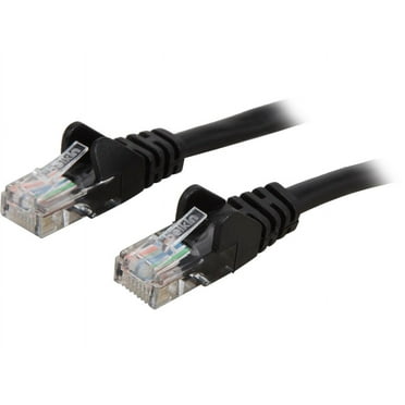 Belkin A3L791-10-BLK-S 10 ft. Cat 5E Black UTP Patch Cable Snagless
