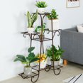 thumbnail image 2 of 7 Tier Garden Plant Stand & Flower Pot Holder Display Rack Metal Indoor Outdoor Organizer Rack - Gift for Plant Lovers,Perfect for Home, Garden, Patio Decor, 2 of 12