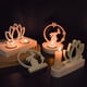 thumbnail image 4 of Portavelas Decorativos Circulares con Conejos Besando Mariposas | Ideales para Decoración Del Hogar, Mesas y Repisas | Reutilizables y Fáciles de Usar | Fabricados En Silicona Duradera | 1 Unidad, 4 of 7