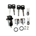 thumbnail image 1 of Cilindro de cerradura de puerta de automóvil y llaves para F350 F2501997-1999 Super Duty 7C3Z1521990A Plata, 1 of 5