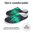 thumbnail image 6 of Disketp Northern Lights 2 Women's Men's Slippers Plush Slip-On House Slipper for Winter Indoor Soft Cushion Non-slip Fluffy Slides Slippers-46/47, 6 of 7