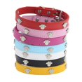 thumbnail image 5 of Dog Collar Printing Multi-Colored Stripe Dog Collar,Adjustable Safety Metal Puppy Collars, 5 of 7