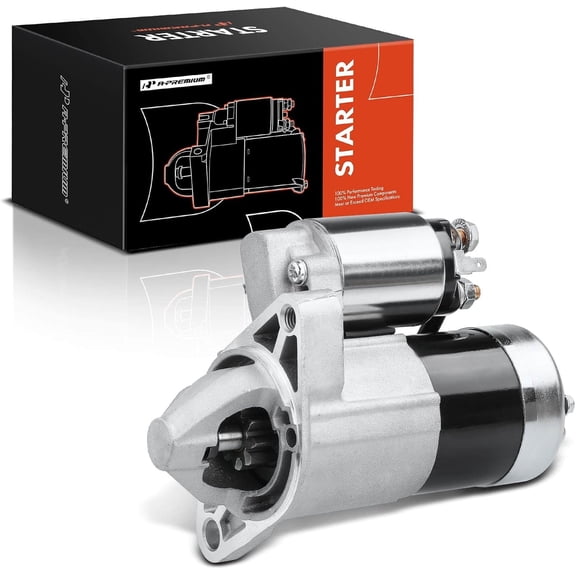 A-Premium Starter Motor Compatible with Chrysler PT Cruiser 2003-2010 2.0L, Dodge Neon 2003-2003 2.0L, 12V 1.2KW 9 Teeth Clockwise, Replace# 5033067AB