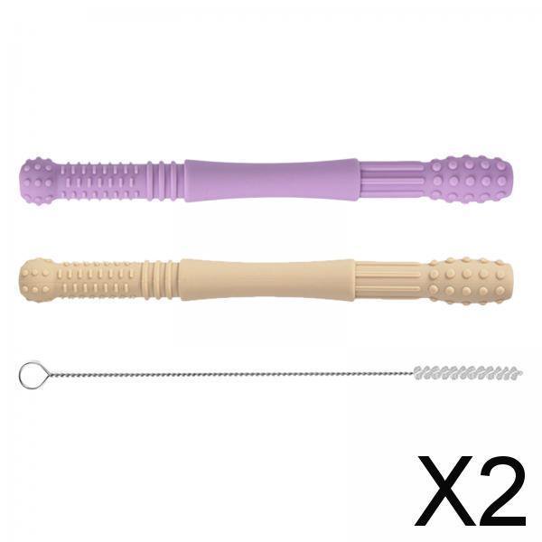 Juguetes de Tubo de Dentición CUTICAT Silicona 3 Piezas