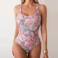 thumbnail image 2 of HAIJIE One Piece Bathing Suit Racerback Bathing Suit Swimsuit One Piece for Girlfriend Women Swimwear, 2 of 7