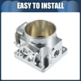 thumbnail image 3 of Unique Bargains 1 Set Universal 75mm/2.95" Silver Tone Aluminum Alloy Car Throttle Body Assembly, 3 of 6