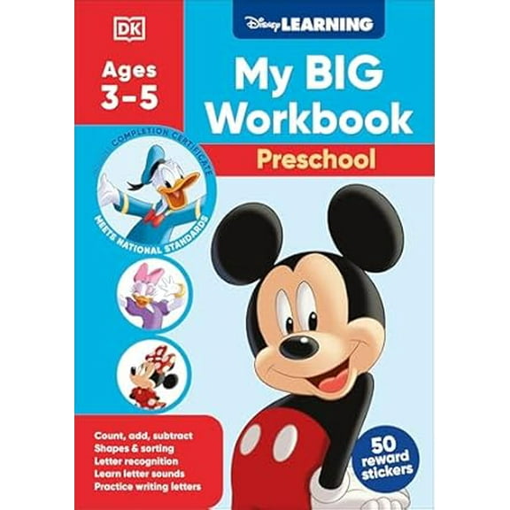 Disney Learning Big Workbook Preschool