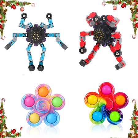 Cool Fidget Spinner Transformable Fingertip Spinners Fingertip Gyro ...