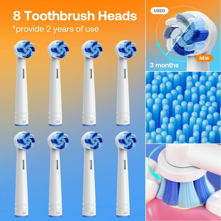 Bitvae Rotating Electric Toothbrush for Adults with 8 Brush Bitvae Rotating Electric Toothbrush for Adults with 8 Brush