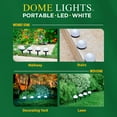 thumbnail image 6 of Bell+Howell Solar Pathway Lights 4 Pack IP65 Waterproof Solar Lights Outdoor, Auto On/Off Garden. Landscape Lighting, White Path, Powered for Yard Driveway Walkway Patio Lawn, 6 of 7
