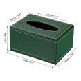 thumbnail image 2 of Unique Bargains Tissue Box Cover Napkin Paper Towel Dispenser Holder Green 6.7x4.7x3.1", 2 of 5