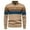C-Khaki47, variant on DHFJKG Men's Striped Knitted Sweater Pullover Quarter Zip Stand Collar Long Sleeve Casual Base Layer Autumn Winter Classic Jumper Tops