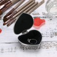 thumbnail image 2 of NETSENG Vintage Heart Shape Jewelry Box - Small Antique Ring/Earrings/Necklace Storage Case, Metal Treasure Chest Trinket Keepsake Gift Box, 2 of 6