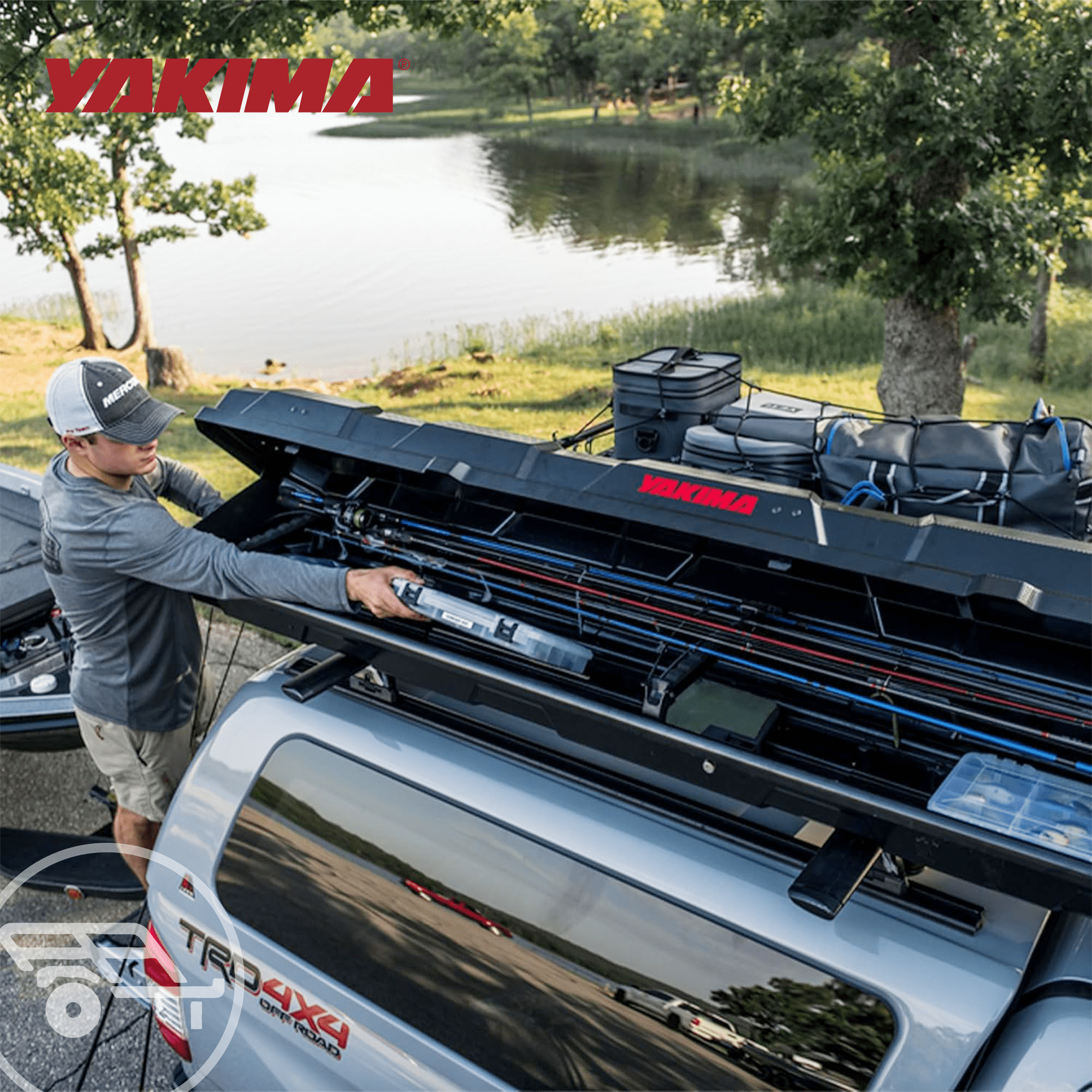Yakima Fly Fishing Roof Rack Yakima TopWater Rooftop Fishing