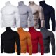 thumbnail image 5 of Suéter de cuello alto Suéter ajustado para hombre Suéter de lana con solapa Suéter de base gruesa para hombre Uso versátil, 5 of 6