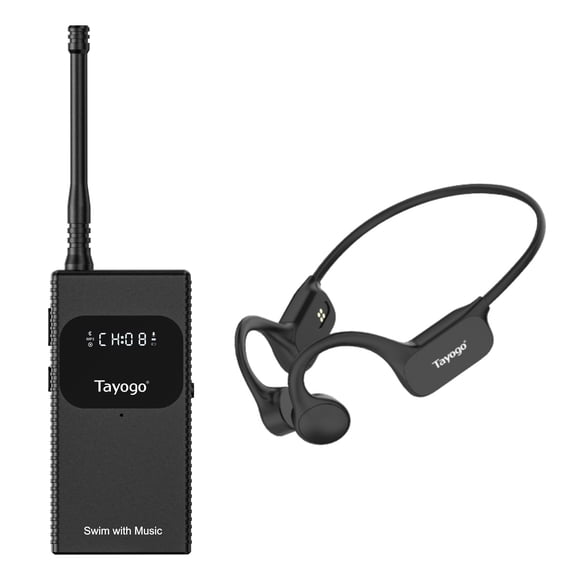 Auriculares de natación Tayogo W25 de conducción ósea impermeables