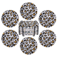 thumbnail image 1 of Posavasos para portavasos de coche, posavasos de piedra de cerámica curvada absorbente, diseño abstracto moderno para hombres y mujeres, 1 of 5
