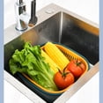 thumbnail image 2 of Ounissouiy Escurridor de 6X, estante de almacenamiento para lavabo, carrito, utensilio de cocina ordenado, mano de obra fina, diseño de malla con Cocina y Comedor, 2 of 6