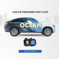 thumbnail image 2 of Ambientador para coche DRIVEJOY Vent Clips, paquete de 8 unidades, Ocean & New Car, 2 of 6